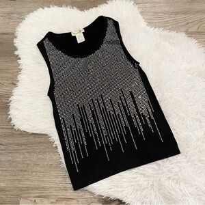 Rhinestone Tank Y2K Style Lizzie McGuire Hannah Montana New Years Sugar & Rose